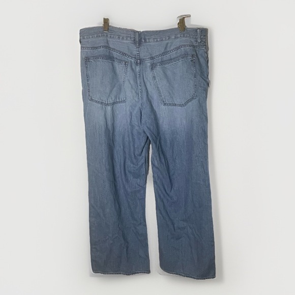 Madewell Jeans Low Slung Baggy Womens 32 /14 Medium Wash Denim Button Fly - Picture 3 of 16